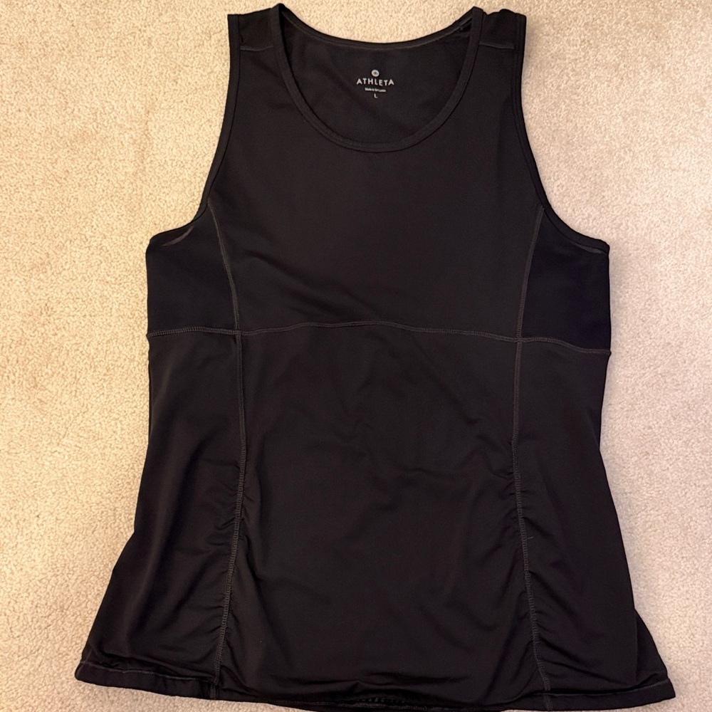Athleta Women's compression Black Tank Top